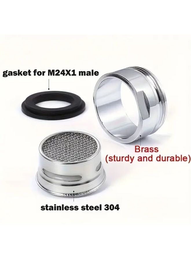 Faucet Aerator Style A Splash Guard With Replaceable Filter For Kitchen Bathroom Sink Replacement - Image 2